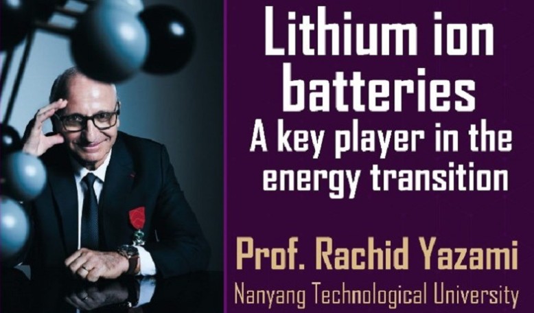 Moroccan inventor delivers lecture on lithium-ion batteries