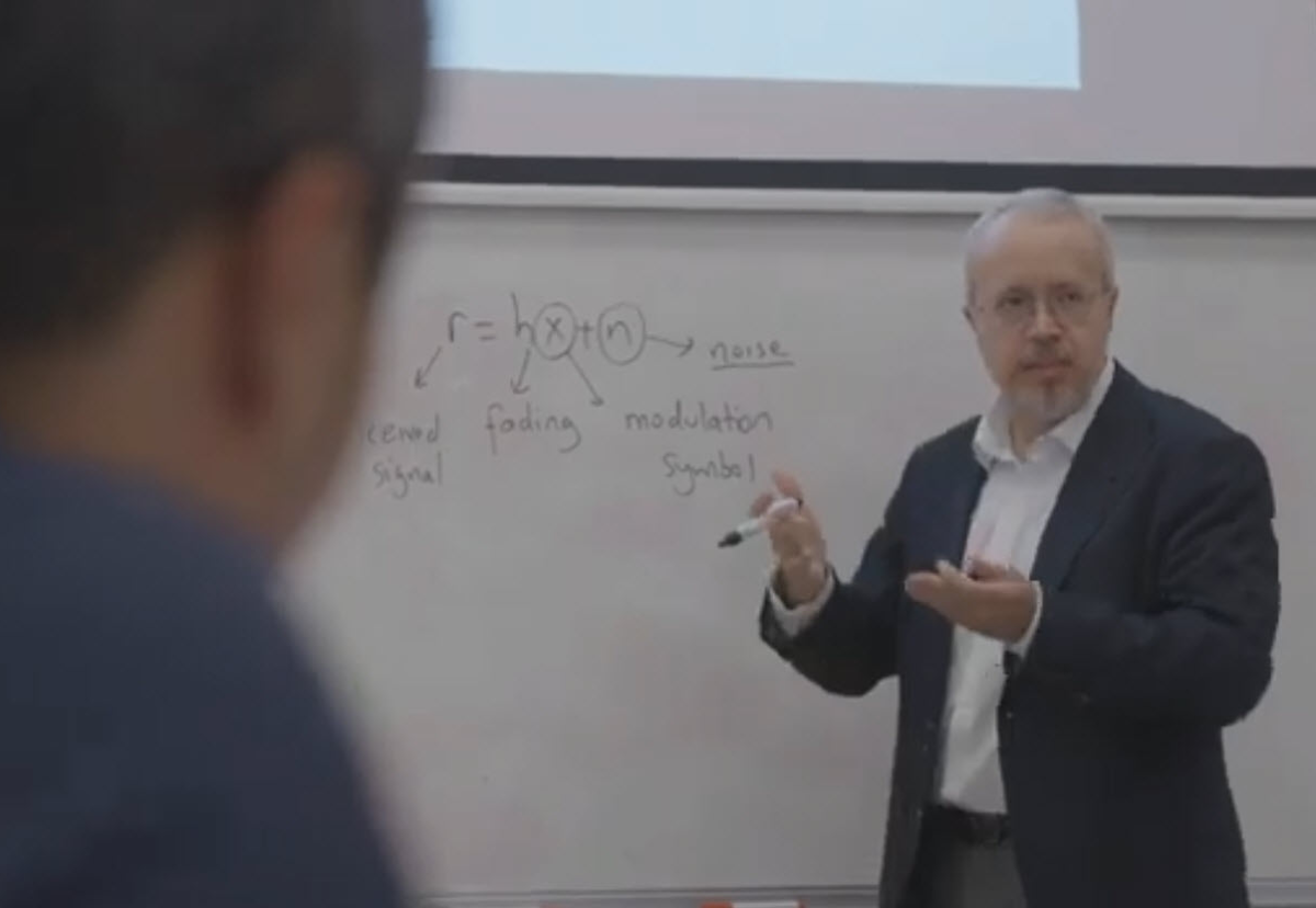 What is Uysal’s main idea in visible light communication?